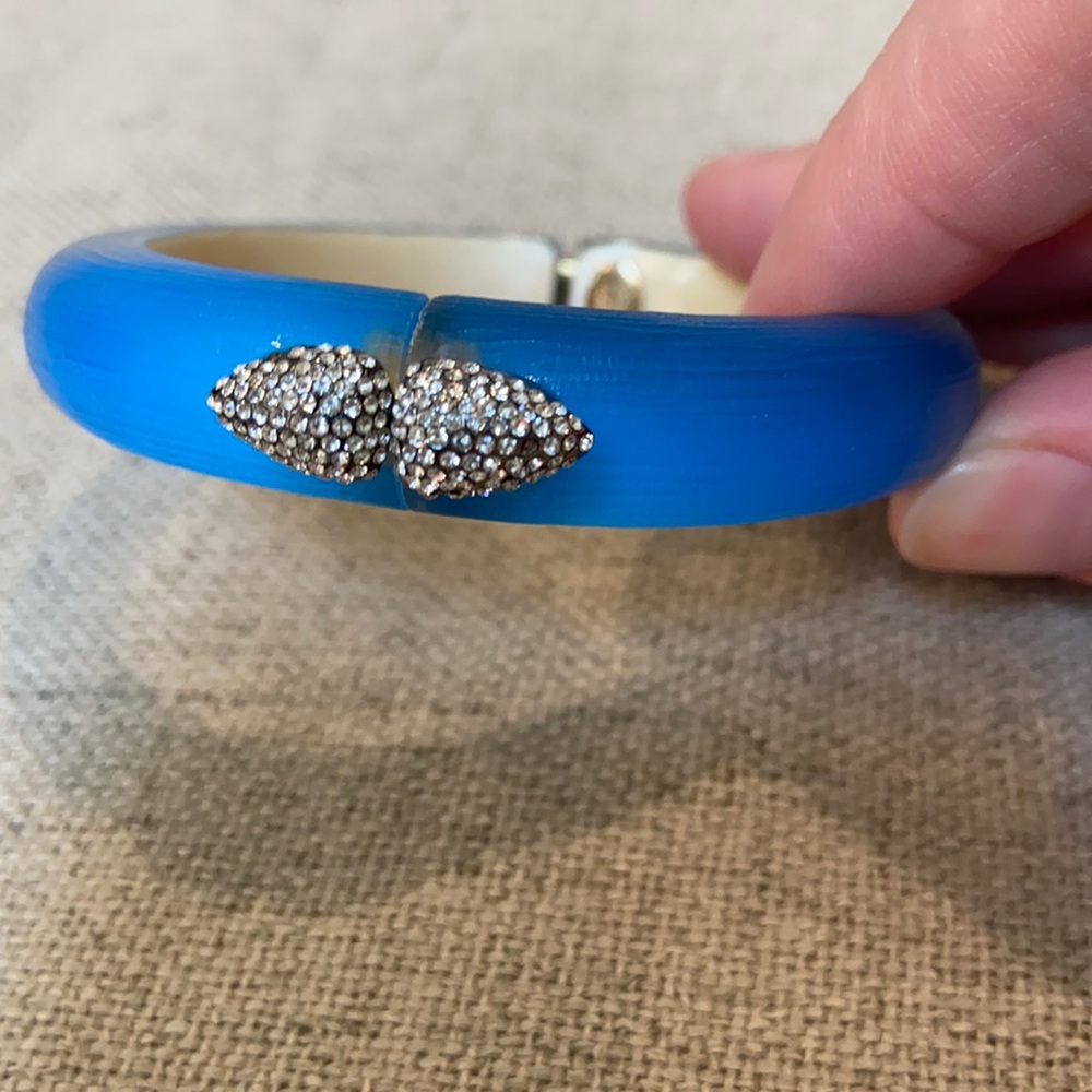 Alexis Bittar blue hinge bracelet